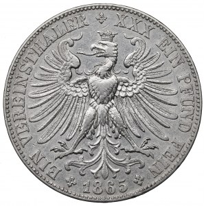 Germany, Frankfurt, Vereinsthaler 1865