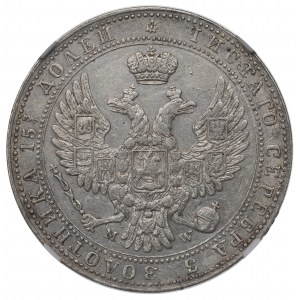 Poland under Russia, Nicholas I, 3/4 rouble=5 zloty 1840 MW - NGC AU Details