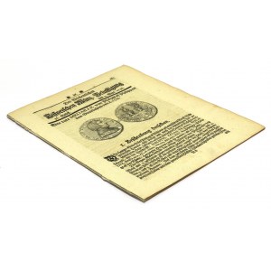 Historischen Munz-Belustigung 1732 - Graf Pfalz medal 1528