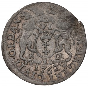 August III. von Sachsen, Sechster Juli 1762, Danzig