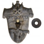 II RP, Badge of the 1st Battery of Krakus IX Squadron of Horse Artillery 1920.