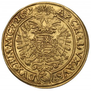 Schlesien, Ferdinand II, Ducat 1651, Breslau