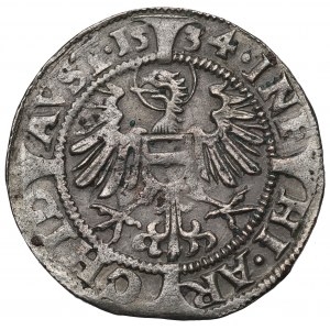 Austria, Ferdinand I, 3 kreuzers 1534, Vienna