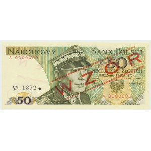 PRL, 50 zloty 1975 A - MODEL No. 1372