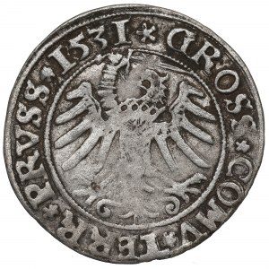 Zygmunt I Stary, Grosz dla ziem pruskich 1531, Toruń - PRVS/PRVSS