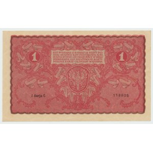 II RP, 1 marka polska 1919 I SERIA C