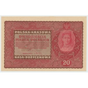 II RP, 20 marek polskich 1919 II SERJA DK