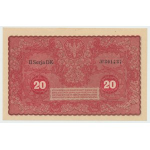 II RP, 20 marek polskich 1919 II SERJA DK