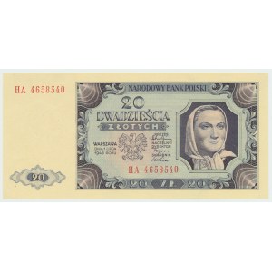 PRL, 20 złotych 1948 HA