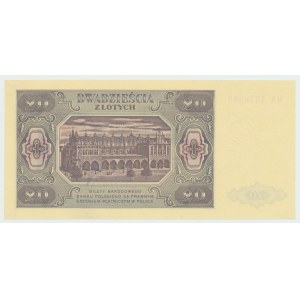 PRL, 20 złotych 1948 HA