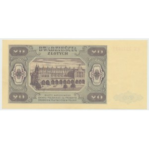 PRL, 20 złotych 1948 HK