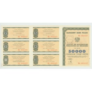 Lokacyjny Bon Oszczędnościowy PKO - 50.000 złotych seria MB
