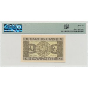 II RP, 2 złote 1936 bez poddruku, serii i numeracji