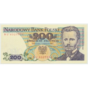 PRL, 200 złotych 1982 BU