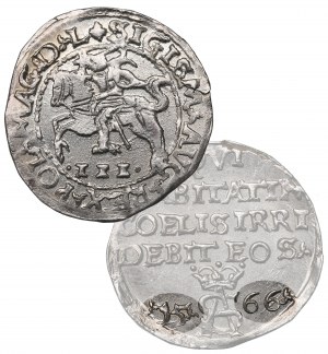 Sigismund August, 3 groschen 1566
