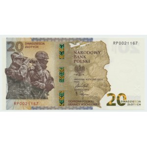 20 złotych 2022 - Ochrona polskiej granicy wschodniej