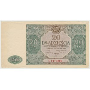 PRL, 20 złotych 1946 E
