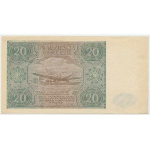 PRL, 20 złotych 1946 E
