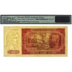 PRL, 100 złotych 1948 L - PMG 55EPQ