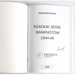 Gucwa G., Rzadkie serie banknotów 1944-48 - autograf Autora