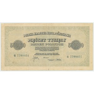 II RP, 500.000 polnische Mark 1923 G