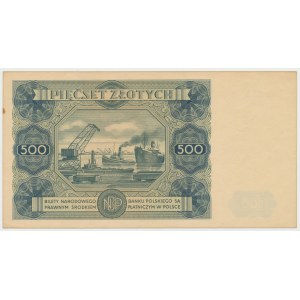 PRL, 500 zloty 1947 R - RARE !