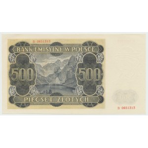 GG, 500 złotych 1940 B