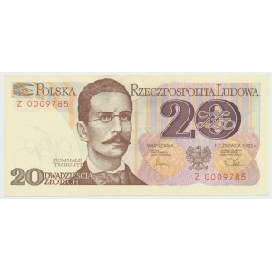 PRL, 20 złotych 1982 Z