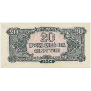 PRL, 20 zloty 1944 MP ...owe - RARE