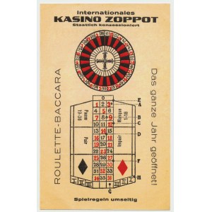 Casino-Sopot, Regelbuch und Roulettekarte