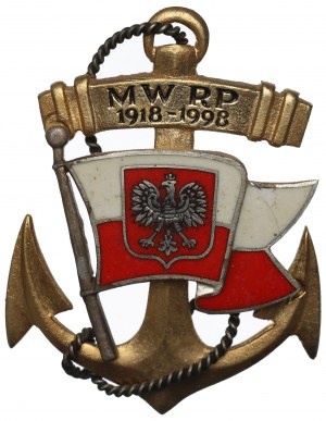 III RP, Navy 80th Anniversary Badge 1998.