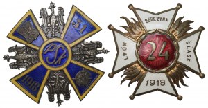II RP/PR, Set of badge copies - A.Panasiuk