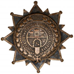 II RP, Lviv Civic Militia badge - duplicate