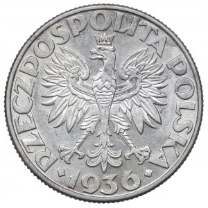 II Republic of Poland, 2 zlote 1936, Ship