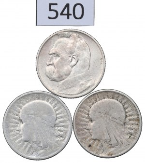 II RP, Set of 2 Gold 1932-34