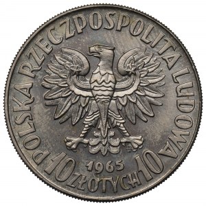 Peoples Republic of Poland, 10 zloty 1965 VII centuries of Warsaw - Specimen CuNi