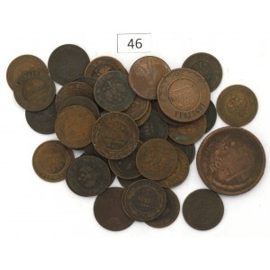 Russia, Lot of copper coins