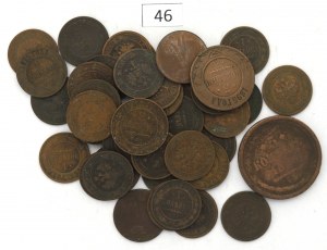Russia, Lot of copper coins