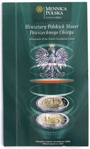 Miniatures of Polish Coins of General Circulation 2008.