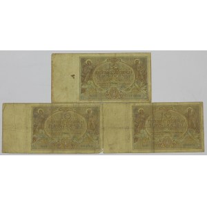II RP, 10 złotych 1926 - zestaw 3 egz.