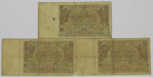 II RP, 10 zloty 1926 - set of 3 copies.