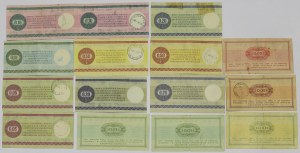 Pewex, Set of commodity vouchers 1-50 cents