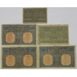 Kingdom of Poland, Set of 5-100 marks 1916