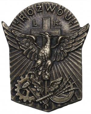 II RP, badge of the Society for the Promotion of Polish Industry and Trade 