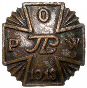 II RP, Commemorative badge of the Polish Military Organization - miniature