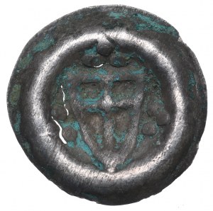 Teutonic Order, Brakteat - shield with balls on the sides