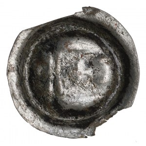 Pomorze Zachodnie, Strzałów, brakteat XIII/XVw., proporzec - rzadki