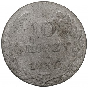 Congress Poland, 10 groschen 1837 Warsaw