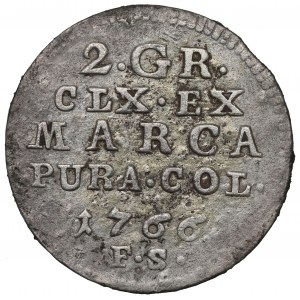 Stanislaus Augustus, 2 groschen 1766
