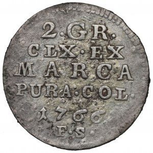 Stanislaus Augustus, 2 groschen 1766